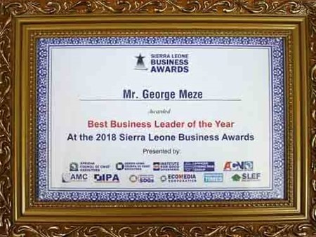 Best Business Leader of the year
